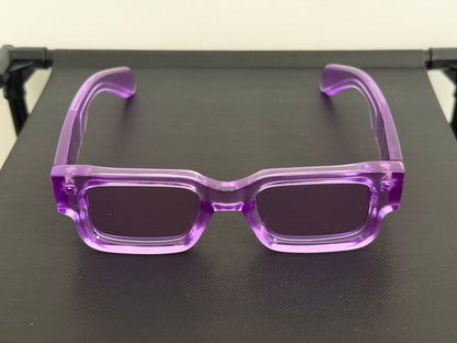 PURPLE GLASSES - BLACK LOGO